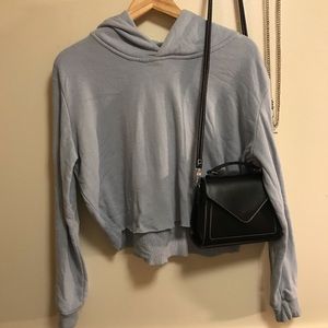 Brandy Melville soft blue hoodie sweater